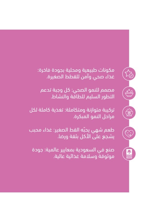 هريرة طعام جاف للقطط الصغيرة غني بالبروتين من الدجاج والخضار 1.5 كيلو - Image 2